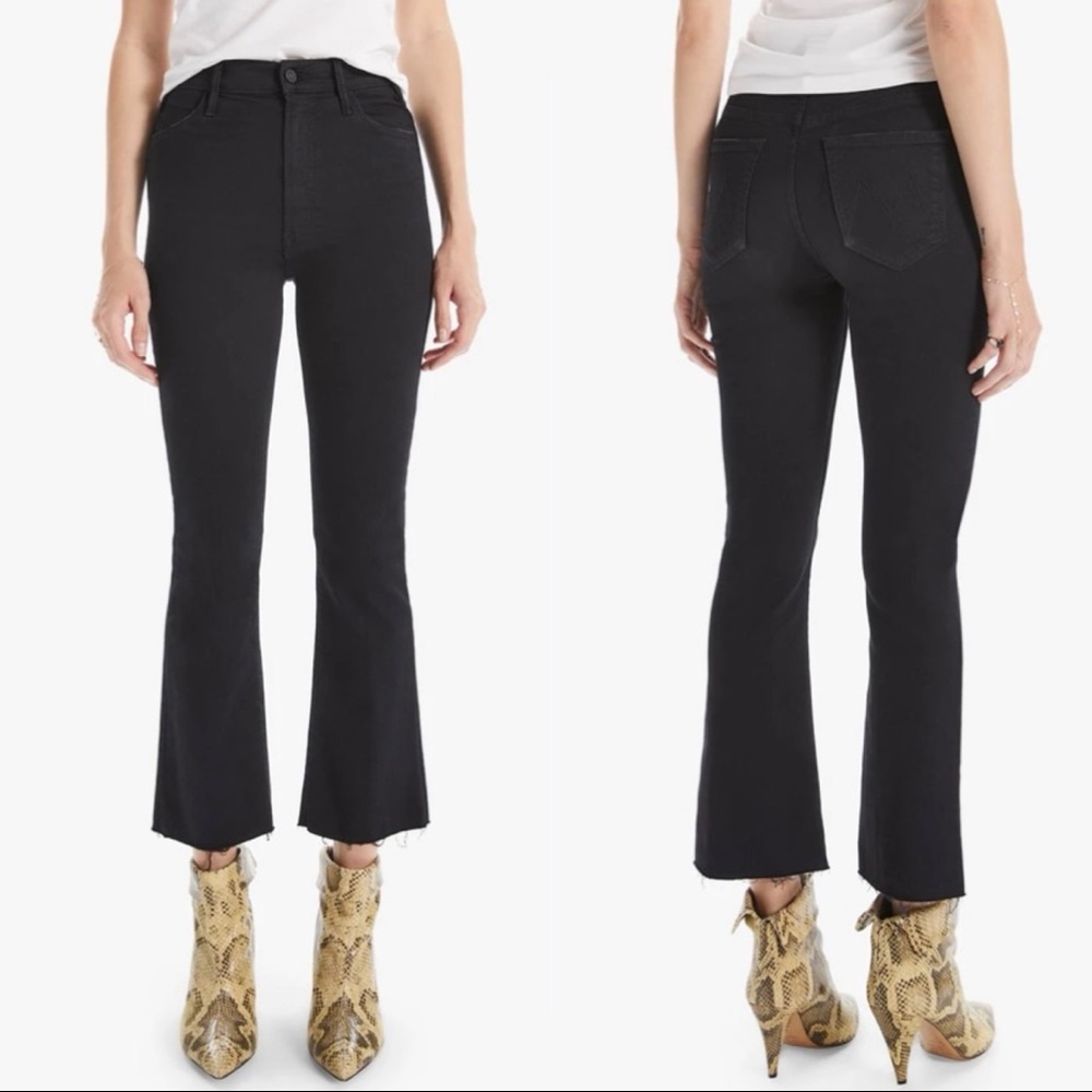 SOLD MOTHER THE HUSTLER ANKLE FRAY Size 26 Not Guilty Black